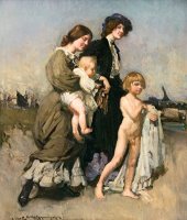 The Holiday Group (the Bathers) by George Lambert