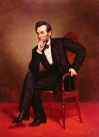 Portrait of Abraham Lincoln by George Peter Alexander Healy