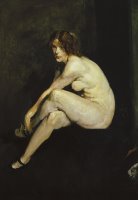 Nude Girl, Miss Leslie Hall by George Wesley Bellows