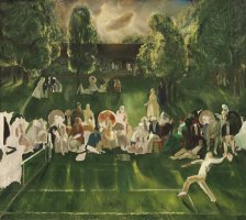 Tennis Tournament by George Wesley Bellows