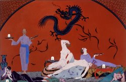 At The House Of Pasotz by Georges Barbier