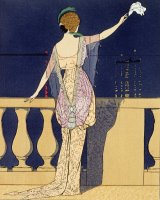 Farewell At Night by Georges Barbier