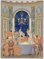 Illustration From 'les Liaisons Dangereuses' by Georges Barbier