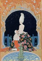 In The Grotto by Georges Barbier