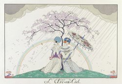L'arc En Ciel From The Portfolio, Le Bonheur Du Jour, Ou, Les Graces a La Mode by Georges Barbier