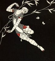 L Oiseau De Feu From The Series Designs on The Dances of Vaslav Nijinsky by Georges Barbier