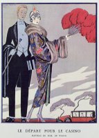 Leaving For The Casino by Georges Barbier