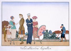 The Allies In Versailles by Georges Barbier