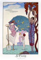 The Earth by Georges Barbier