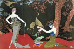 The Fashion For Lacquer by Georges Barbier