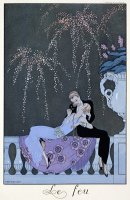 The Fire by Georges Barbier