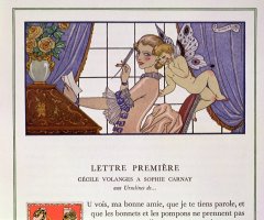 The First Letter by Georges Barbier