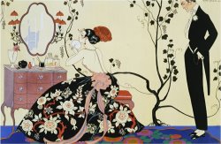 The Powder Puff by Georges Barbier