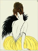 Woman with Fan by Georges Barbier