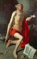 Saint Jerome by Georges de la Tour