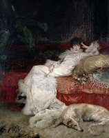 Sarah Bernhardt (1844 1923) by Georges Jules Victor Clairin