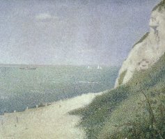 Beach at Bas Butin by Georges Pierre Seurat