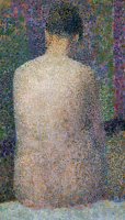 Model From The Back by Georges Pierre Seurat