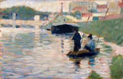 View of The Seine by Georges Seurat
