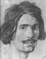 Portrait of a Man with a Moustache (supposed Selfportrait) by Gian Lorenzo Bernini