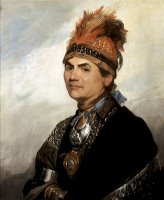 Portrait of Mohawk Chief Joseph Brant by Gilbert Stuart