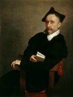 Titian S Schoolmaster by Giovanni Battista Moroni