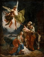 The Rest on The Flight Into Egypt by Giovanni Battista Tiepolo
