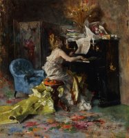 Signora Al Pianoforte by Giovanni Boldini