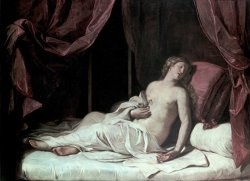 Death of Cleopatra by Giovanni F. Barbieri