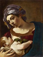 Madonna And Child by Giovanni F. Barbieri