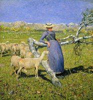 Afternoon in the Alps by Giovanni Segantini