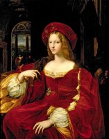 Portrait of Jeanne of Aragon (c.1500 77) Wife of Ascannio Colonna, Viceroy of Naples by Giulio Romano