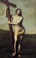 Cristo Resucitado Abrazado a La Cruz by Guido Reni