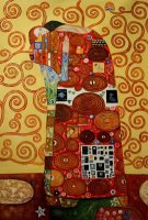 Fulfillment Stoclet Frieze by Gustav Klimt