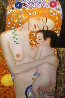 Mother And Child by Gustav Klimt