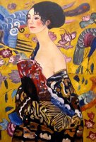 Woman with Fan Ii by Gustav Klimt
