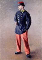 A Soldier by Gustave Caillebotte