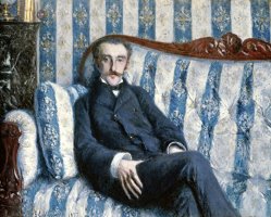 Portrait De Monsieur R by Gustave Caillebotte