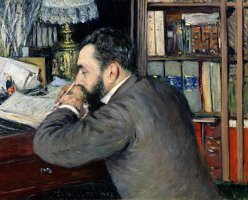 Portrait of Henri Cordier by Gustave Caillebotte