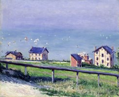 Regatta at Trouville by Gustave Caillebotte