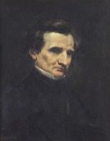 Hector Berlioz (1803 69) by Gustave Courbet