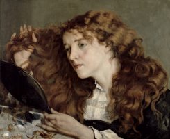 Jo The Beautiful Irish Girl by Gustave Courbet