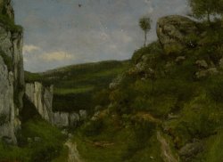 Landscape by Gustave Courbet