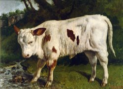 Le Veau Blanc by Gustave Courbet