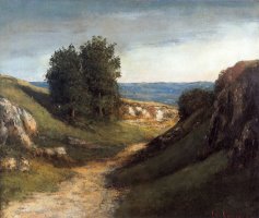 Paysage Guyere by Gustave Courbet