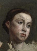 Portrait of a Young Woman (portrait De Jeune Femme) by Gustave Courbet