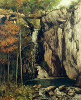 The Chasm at Conches by Gustave Courbet