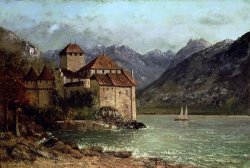 The Chateau de Chillon by Gustave Courbet
