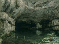 The Grotto of the Loue by Gustave Courbet