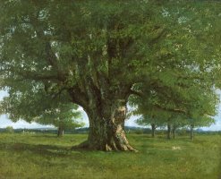The Oak of Flagey by Gustave Courbet